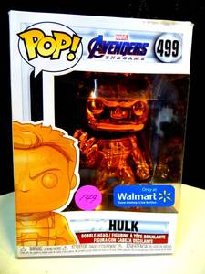 lot 149 image: NEW - Funko Pop Marvel Avengers Endgame - Hulk #499 Walmart Exclusive $$