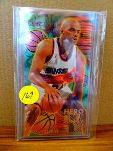 lot 169 image: 1994-95 Fleer NBA Jam Session Slam Dunk Hero Charles Barkley Tall Card 1 SSP HTF $$