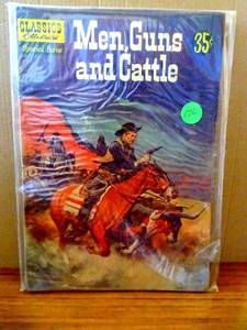 lot 176 image: Classics Illustrated Men, Guns And Cattle Special Issue #153A 1959 $$