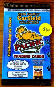 lot 184 image: 2004 Pacific Garfield Trading Card Pack - Factory Sealed Unopened