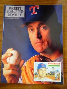 lot 191 image: 1990 BECKETT BASBALL CARD MONTHLY - NOLAN RYAN COVER