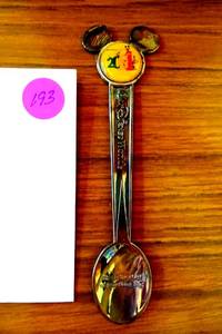 lot 193 image: VINTAGE DISNEY PARK MICKEY COLLECTORs SPOON