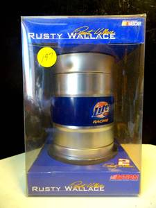 lot 197 image: BIG $ RARE - 164 RUSTY WALLACE MILLER LITE QVC KEG 04 DODGE NASCAR DIECAST CAR - NIP