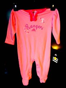 lot 212 image: TEXAS RANGERS 3T TODDLERS MLB OUTFIT - NEW WTAGS