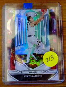 lot 213 image: 2020-21 BASKETBALL CARD CERTIFIED THE MIGHTY NIKOLA JOKIC #23