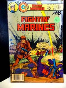 lot 220 image: FightinMarines#150 Awesome Condition 8.0(1980) Battle For Iwo Jima $$