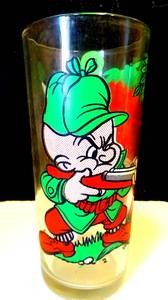 lot 233 image: Vintage 1976 Pepsi Collector Series Warner Bros. Glass  Elmer Fudd & Bugs Bunny $$