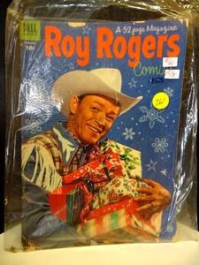lot 261 image: $$$ VERY RARE - 1948 ROY ROGERS COMIC MAGAZINE - DELL COMICS - VG COND (CHECK COMPS)
