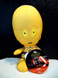 lot 264 image: DISNEY C3-PO STUFFED PLUSH FIGURE WITH TAGS (NEW)