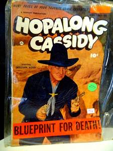 lot 277 image: RARE VINTAGE HOPALONG CASSIDY #83 1953 FAWCETT GOLDEN AGE MOVIE TV WESTERN COMICS $$