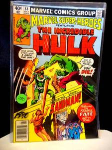lot 280 image: BIG $ ITEM - 1971 Marvel Comics The Incredible Hulk #88 May Sincerely Yours The Sandman Rare