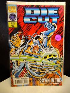 lot 282 image: Die Cut Comic Book #3 Marvel Comics 1994
