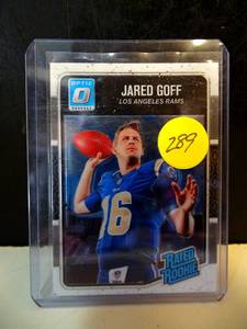 lot 289 image: 2016 Donruss Optic - Rated Rookie Jared Goff #172 (RC) $$