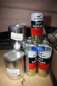 lot 71 image: Johnson 501 lubricant and AC flush as shown