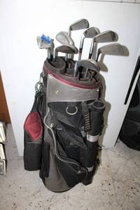 lot 108 image: Golf club and  bag set