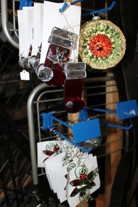 lot 113 image: Christmas ornaments