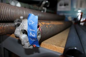 lot 123 image: Pair of garage door torsion springs