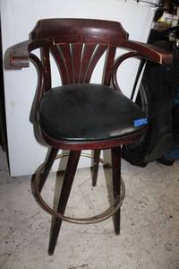 lot 144 image: Bar height chair stool