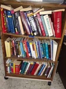 lot 208 image: Books dictionaries, text books as shown