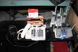 lot 166 image: Telephones and maps, plus two-tone siren