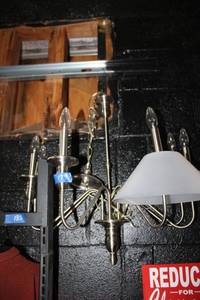 lot 179 image: Chain hanging light fixture