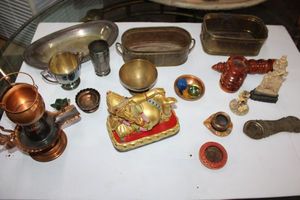 lot 267 image: Religious items as shown