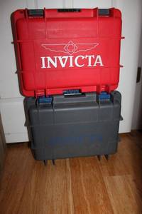 lot 328 image: (2) Invicta watch cases - Empty as shown