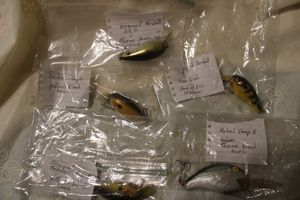 lot 337 image: Fishing lures with descriptions in photos