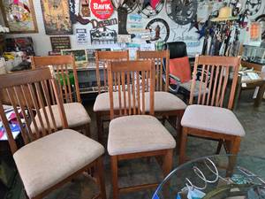 lot 339 image: Set of 6 Chairs bar height