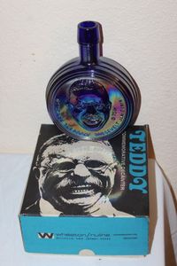 lot 15 image: Teddy Commemorative Decanter Bottle(empty) with box