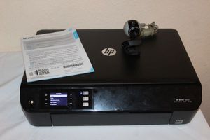 lot 36 image: HP Envy 4500 All in one printer and Webcam
