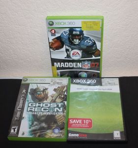 lot 47 image: Three Xbox 360 Games