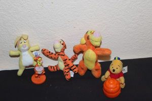 lot 49 image: Winnie the Pooh, Tigger and Rabit Stuffed Toys