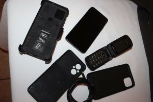 lot 132 image: Phone Cases and Flip Phone