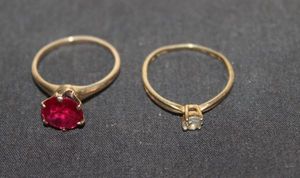 lot 149 image: Two Ladies Rings Both Marked 10K