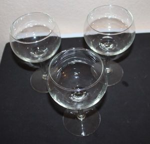 lot 160 image: Three Crystal Wine Glasses