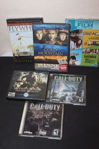 lot 162 image: DVD Movies and Computer Games