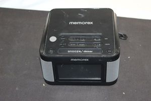 lot 182 image: Alarm clock Radio With USB ports.-- Needs Power Cord
