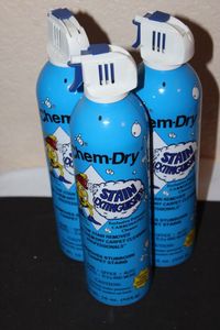 lot 183 image: Three Cans Chem-dry Stain Extinguisher