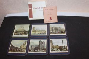 lot 206 image: English Landscape Coasters and More