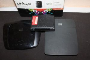 lot 213 image: Linksys Wi-Fi Router and Motorola Router