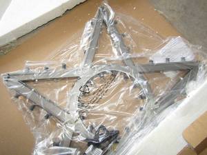 lot 49 image: Vintage Marque illuminated star, approx. 24 wide