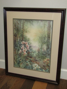 lot 54 image: Lena Liu artist signed and numbered 173  2950 framed lithograph, 28 x 34