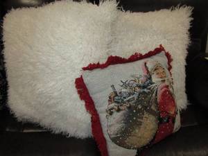 lot 92 image: Assorted throw pillows