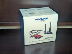 lot 134 image: WAVLINK WiFi 6e Tri-band AX3000 PCI-e Network Card