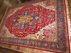 lot 129 image: Michael Handler Wool area rug 6.7 x  9.4