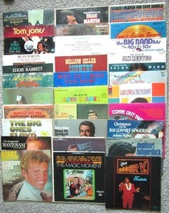 lot 146 image: Vintage LP records assorted genres, including Herb Alpert and the Tijuana Brass, Tom Jones, Eddie Rabbit, and many others.