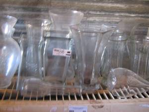 lot 66 image: large lot of flower vases