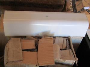 lot 69 image: new light fixture glass covers for bathroom vanity