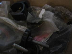 lot 71 image: misc. items  KNOBS, CLAMPS  See pics